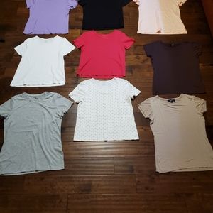 Tshirt BUNDLE(9), Sz Large